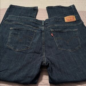 Levi's Deep Indigo Classic Straight Jeans